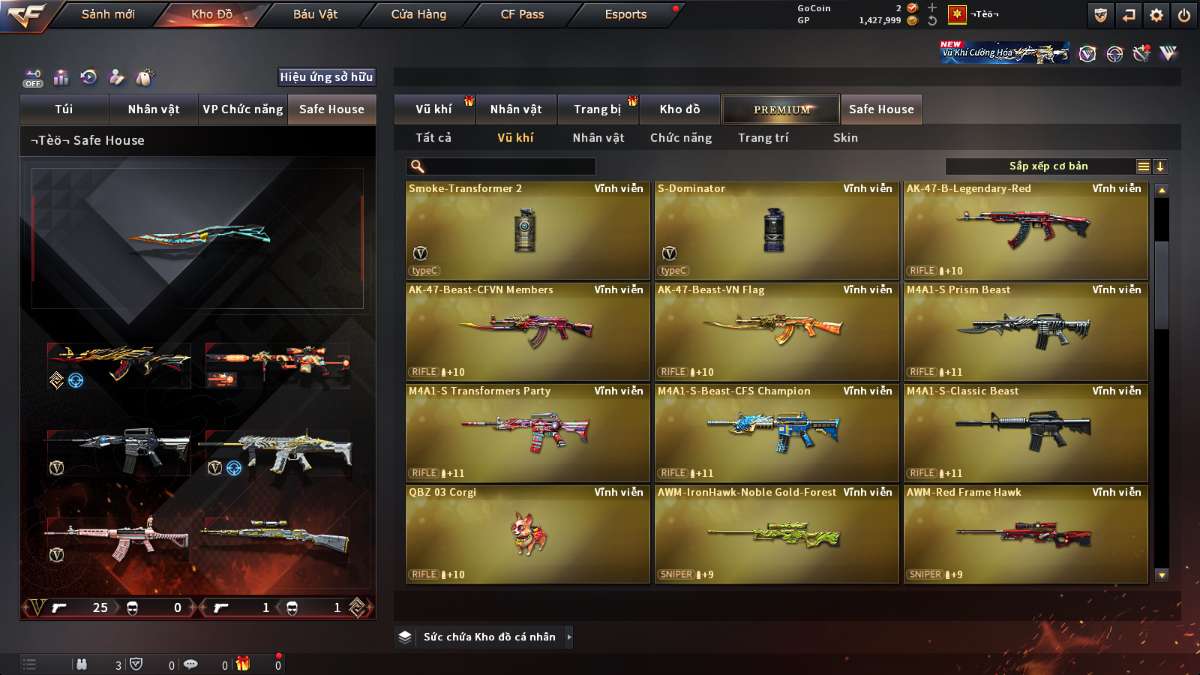 shop acc cf uy tin gia re